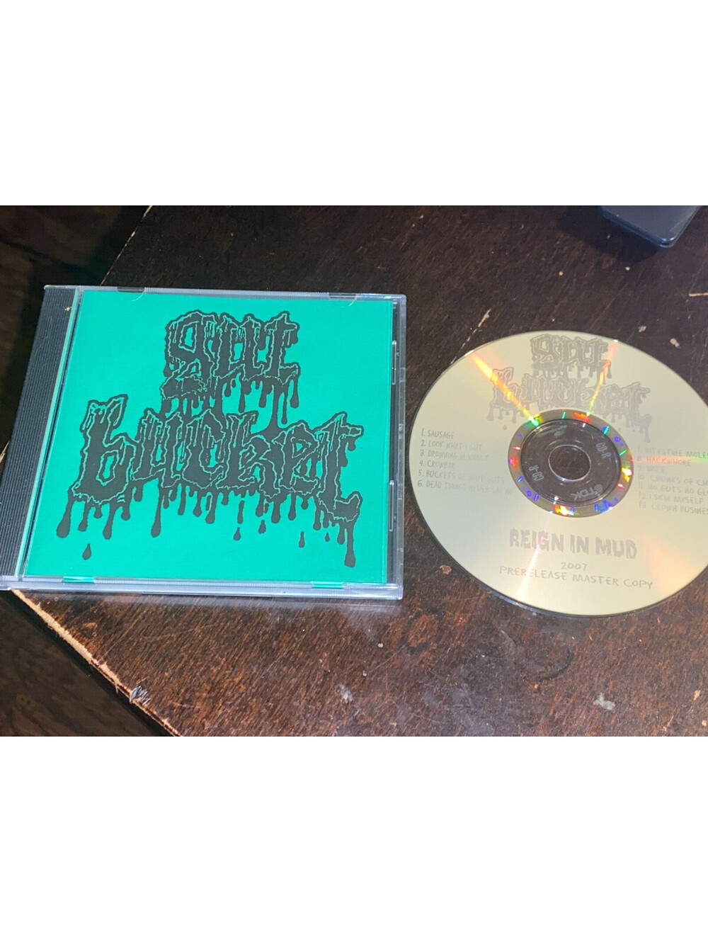 GUT BUCKET Reign In Mud 2007 PreRelease Master Copy CD - INDIE DM / Grindcore